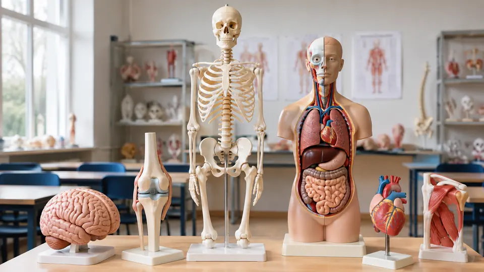 Anatomy model collection for classroom teaching