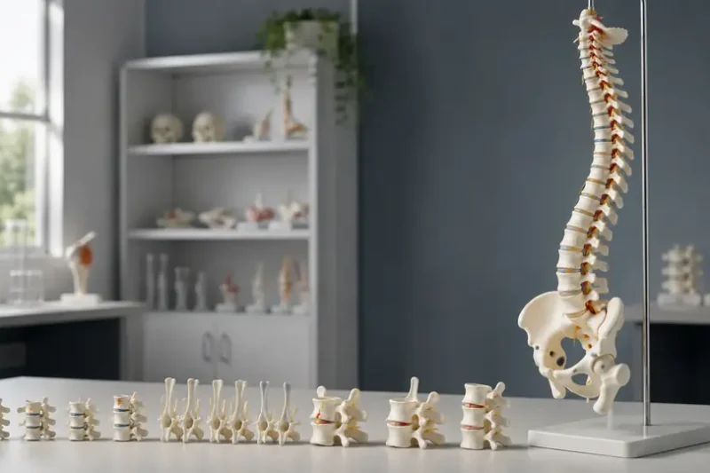 How to Study Vertebrae With a Spine Model